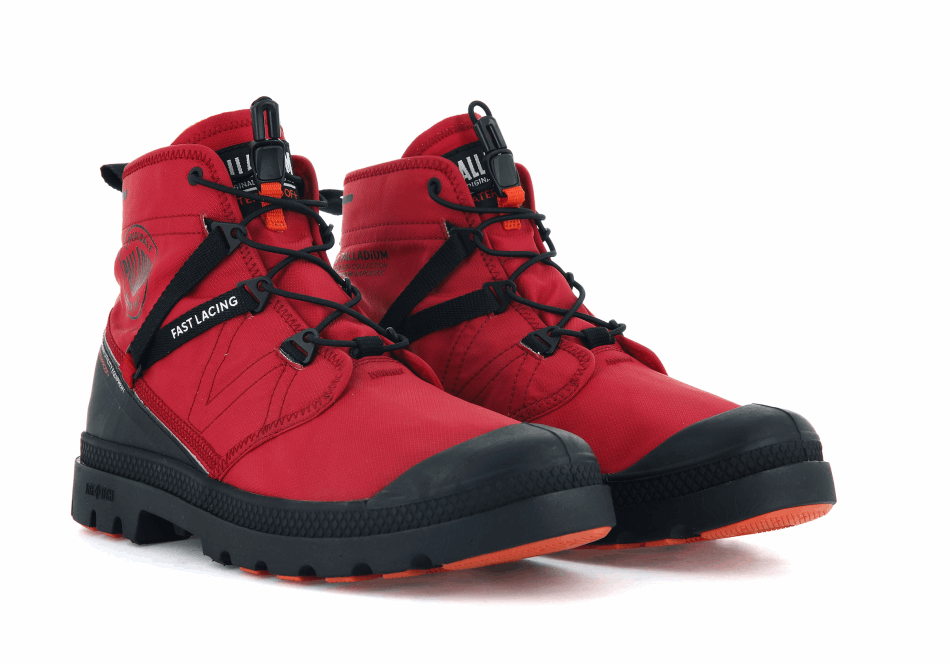 Palladium Pampa Travel Lite Waterproof Red Salsa