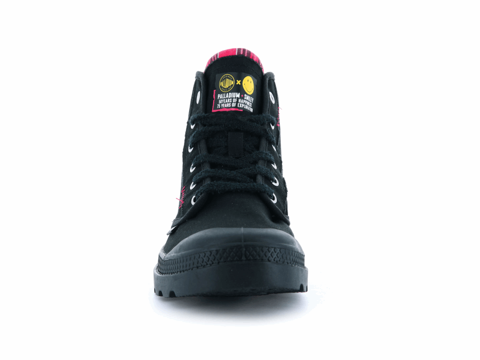 Palladium Pampa X Smiley 1970 Black