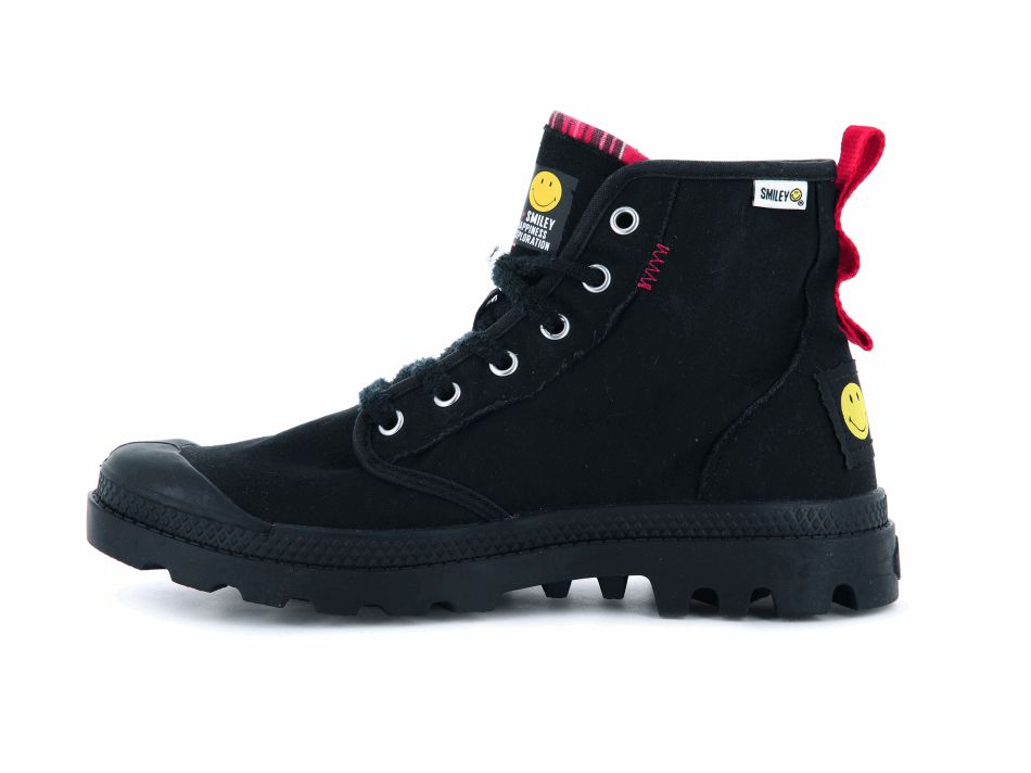 Palladium Pampa X Smiley 1970 Black