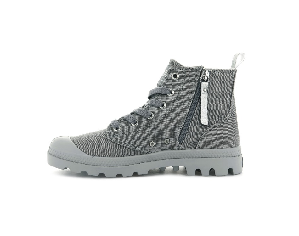 Palladium Pampa Zip Desertwash Dark Grey