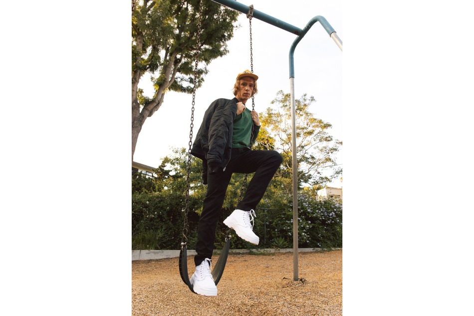 Palladium Womens City Flight Jacket Black