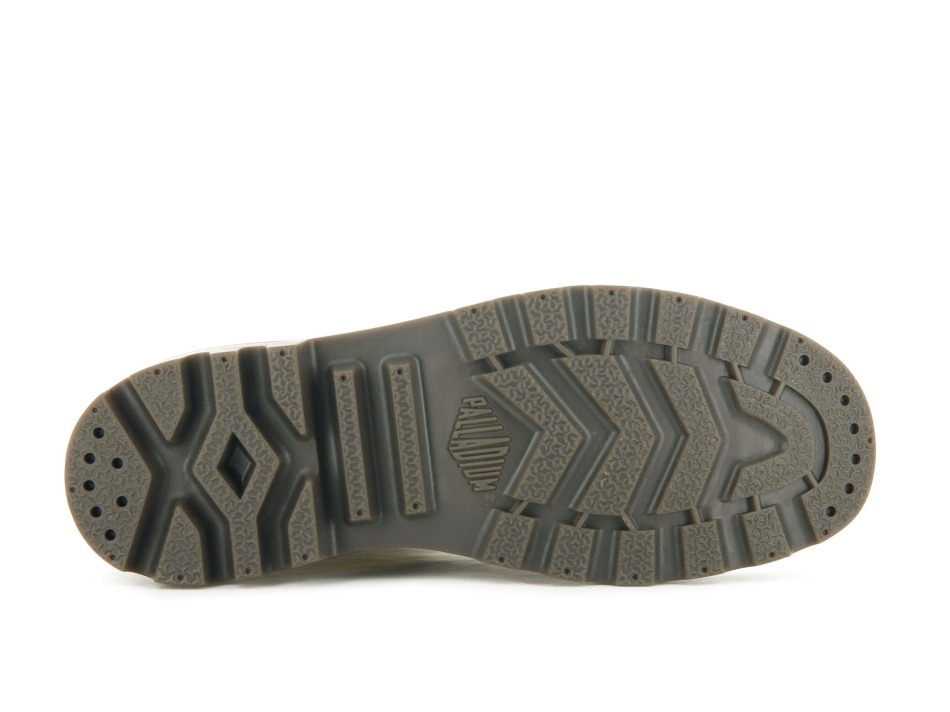 Pampa Hi Supply Leather Bone Brown Palladium