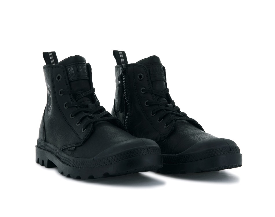 Pampa Hi Zip Lth Ess Palladium Black