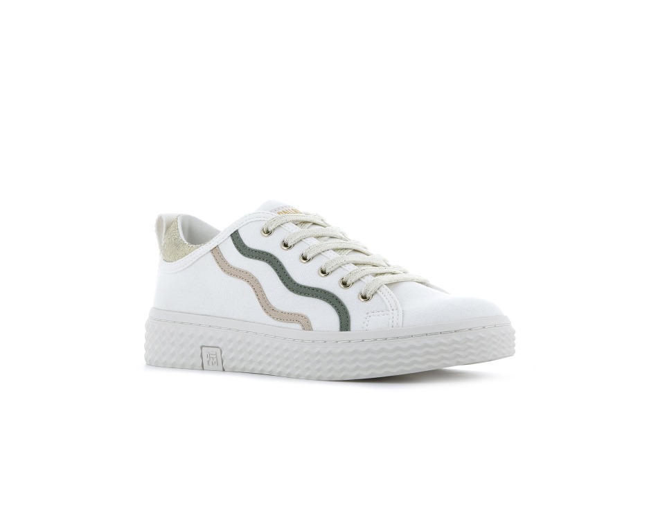 White-Khaki Tempo 02 Cvs Palladium