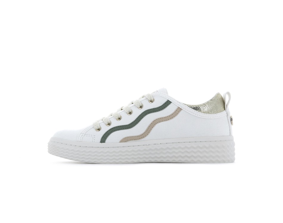 White-Khaki Tempo 02 Cvs Palladium