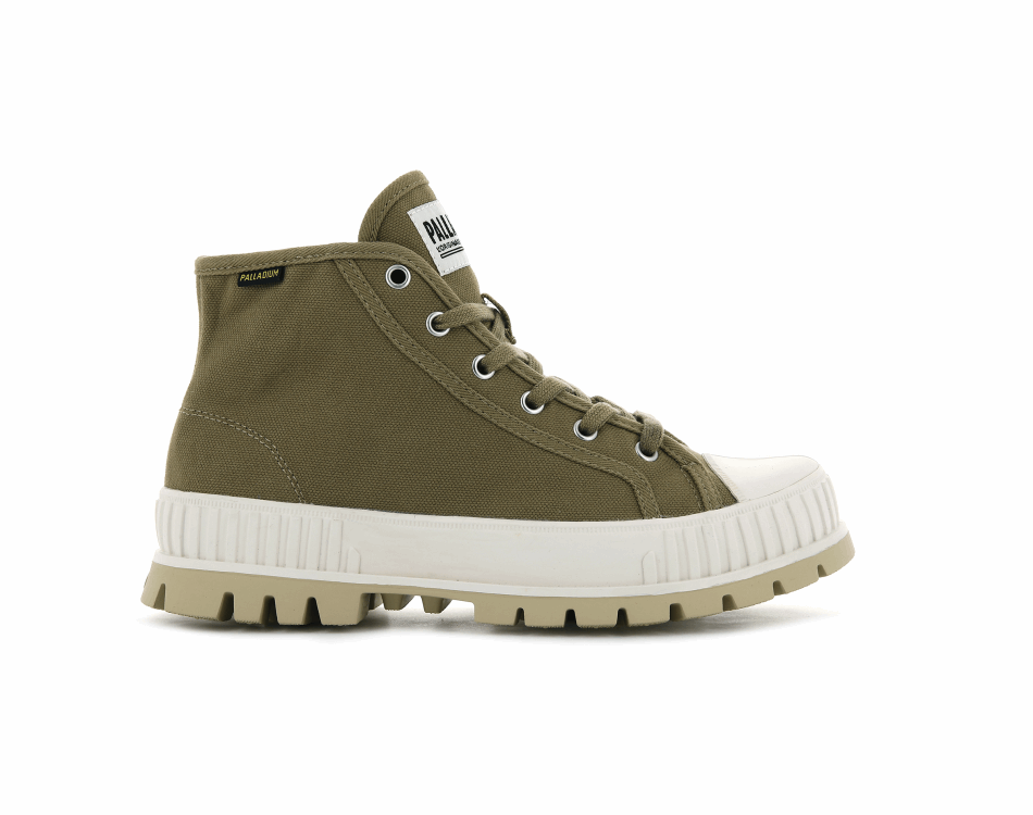 Palladium Pallashock Mid Og Olive