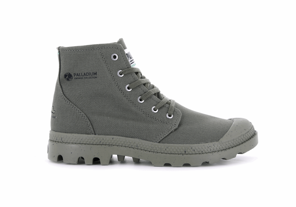 Palladium Pampa Hi Organic Ii Dusty Green