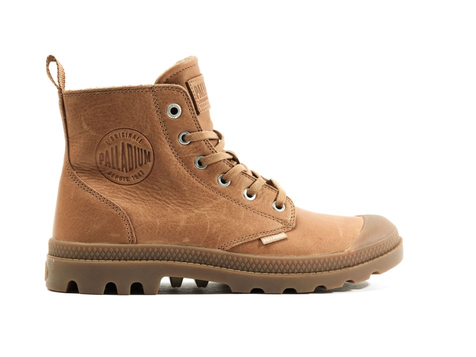 Pampa Hi Zip Lth Ess Palladium Dear Brown